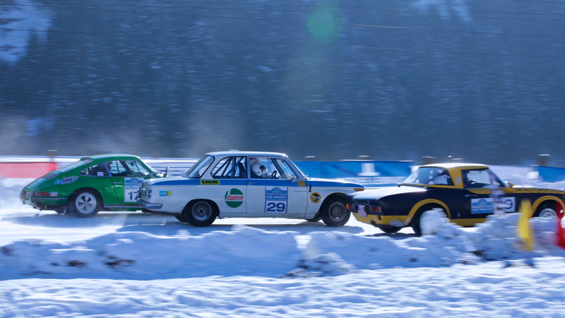 Illustration for article titled BMW Went Ice Racing With A 2002 TI
